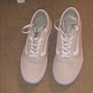 Vans- beige- great condition!